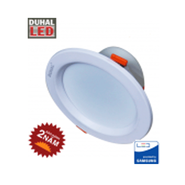 Đèn led downlight tán quang 12W, ØxH: 140x65mm, khoét lỗ: 120mm vàng