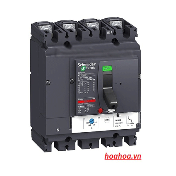 MCCB 4P 250A 36kA