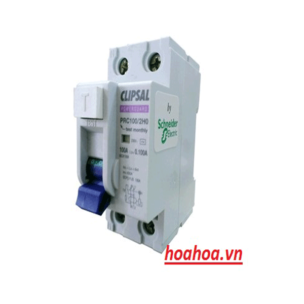 Cầu Dao Chống Dòng Rò RCCB 2P 100A - 100mA (Clipsal)