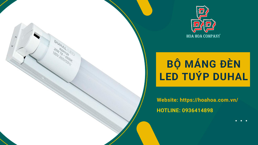 bộ máng đèn led tuýp duhal