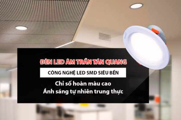 Các mẫu đèn led âm trần Duhal năm 2023