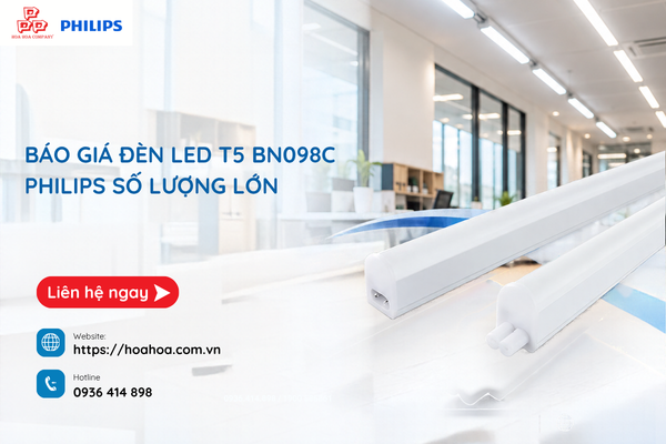  Báo giá đèn LED T5 BN098C Philips số lượng lớn
