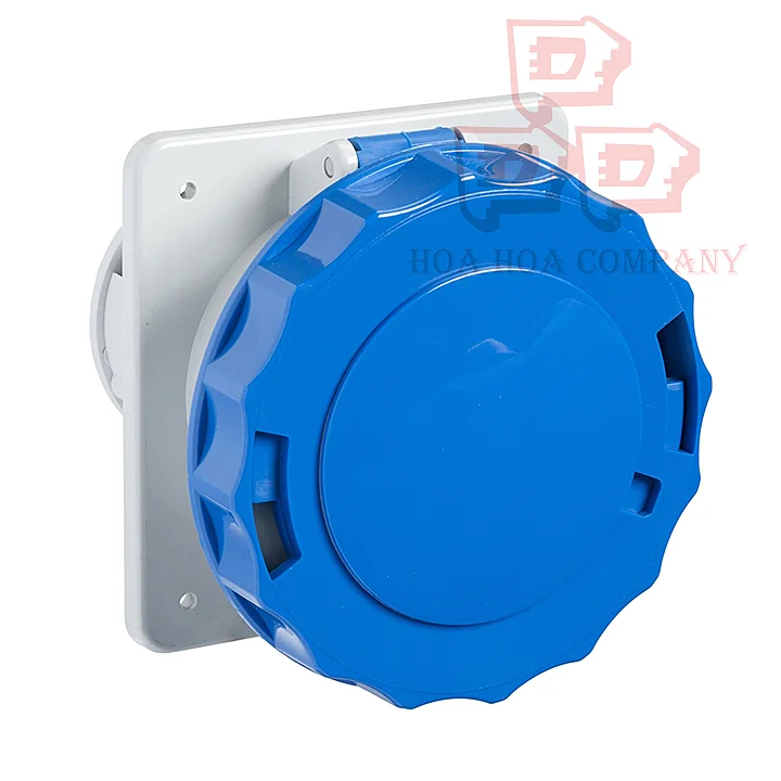 Ổ cắm âm thẳng IP67 16A 2P+E 230V