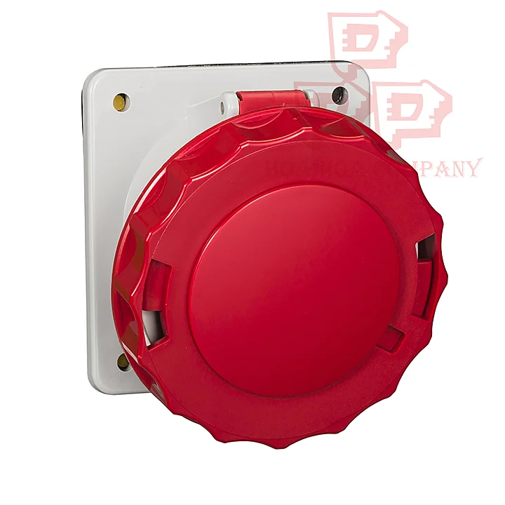 Ổ cắm âm nghiêng IP67 63A 3P+E 400V