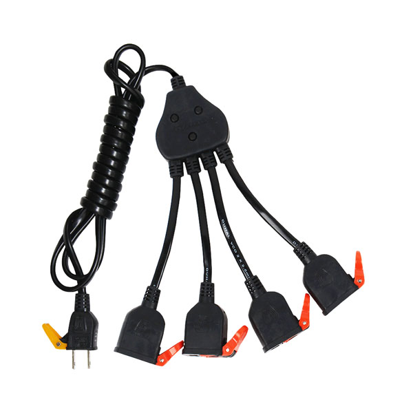 Ổ cắm nối dây 1 tay chia 4 dài 2m