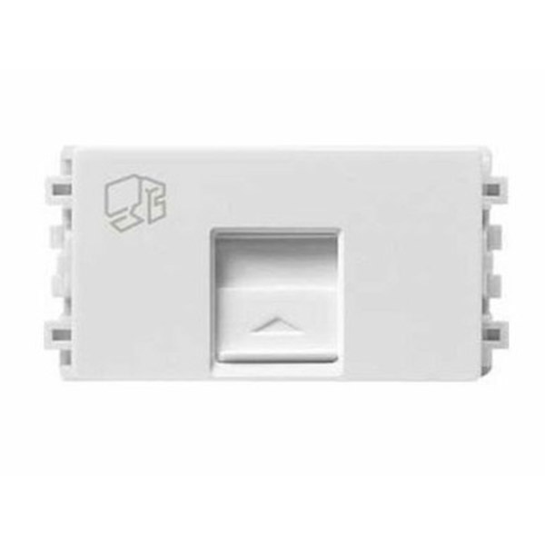 Ổ cắm data Cat 6 size S màu Trắng Schneider