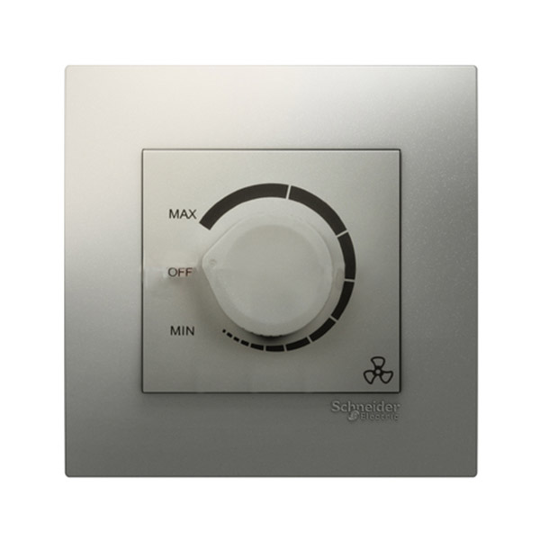 Bộ dimmer quạt - xám bạc