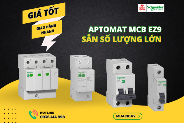 Sẵn số lượng lớn Aptomat MCB EZ9 - Giá tốt