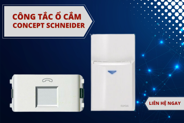 Đánh giá chất lượng công tắc ổ cắm Concept cho gia đình