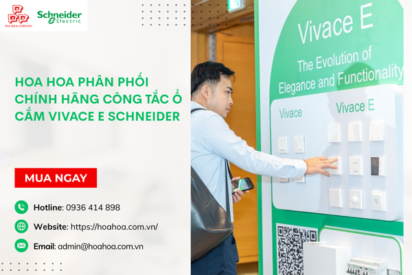  Hoa Hoa phân phối chính hãng Công tắc ổ cắm Vivace E Schneider