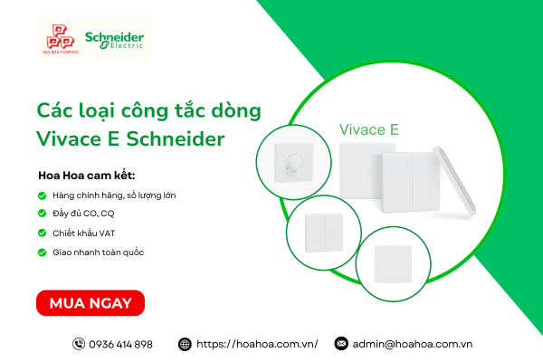  Các loại công tắc dòng Vivace E Schneider