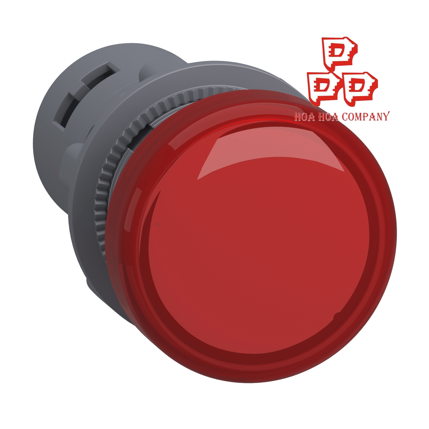 Den-bao-Ø22-dien-ap-220V-AC-mau-do-XA2EVM4LC