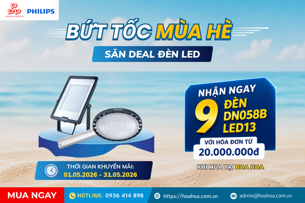  Chương trình khuyến mãi: Bứt tốc mùa hè - Săn deal đèn LED