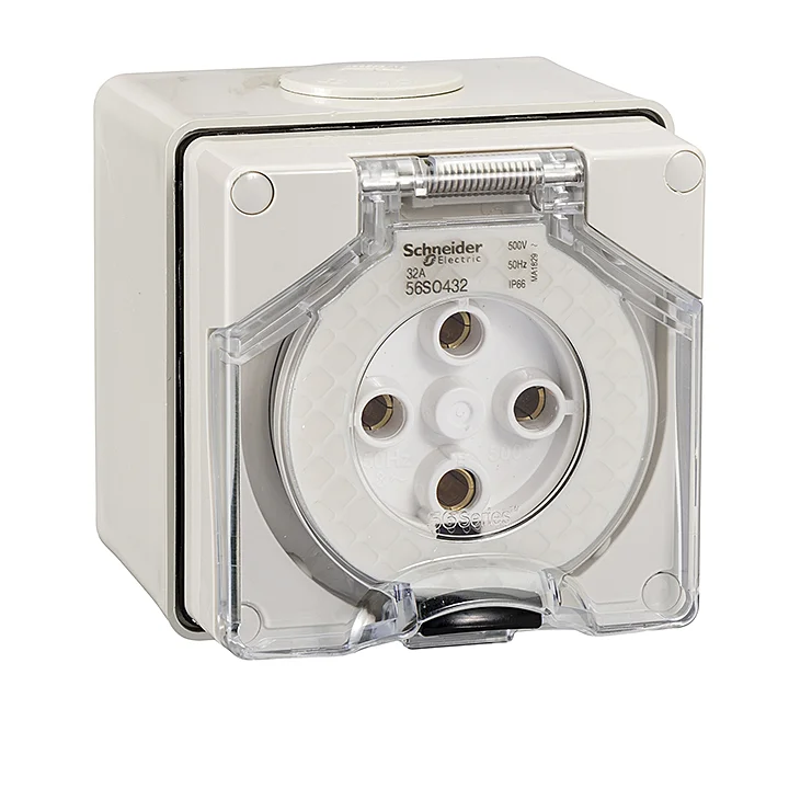 Ổ cắm 4P 20A 500V IP66