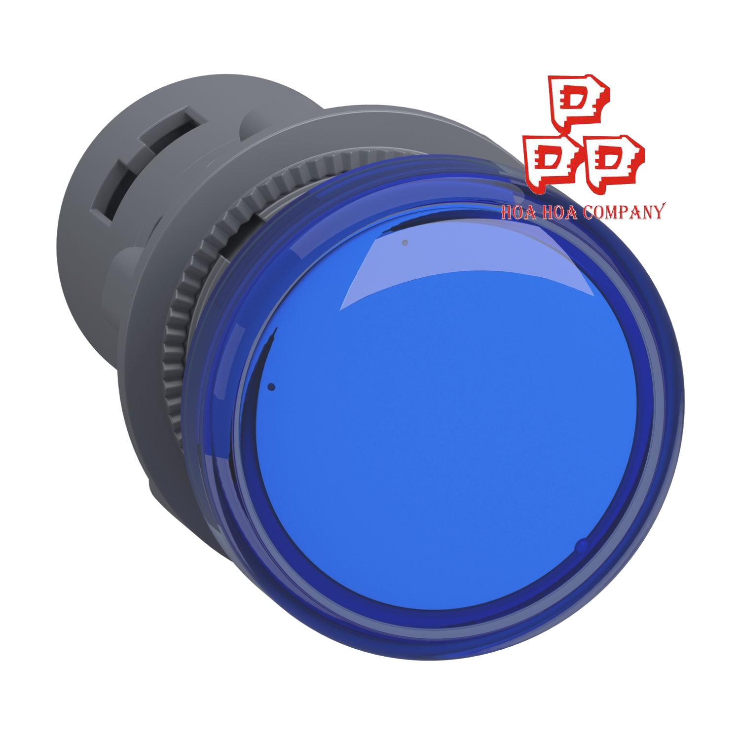 Đèn báo Ø22 điện áp 380-400V AC màu xanh dương