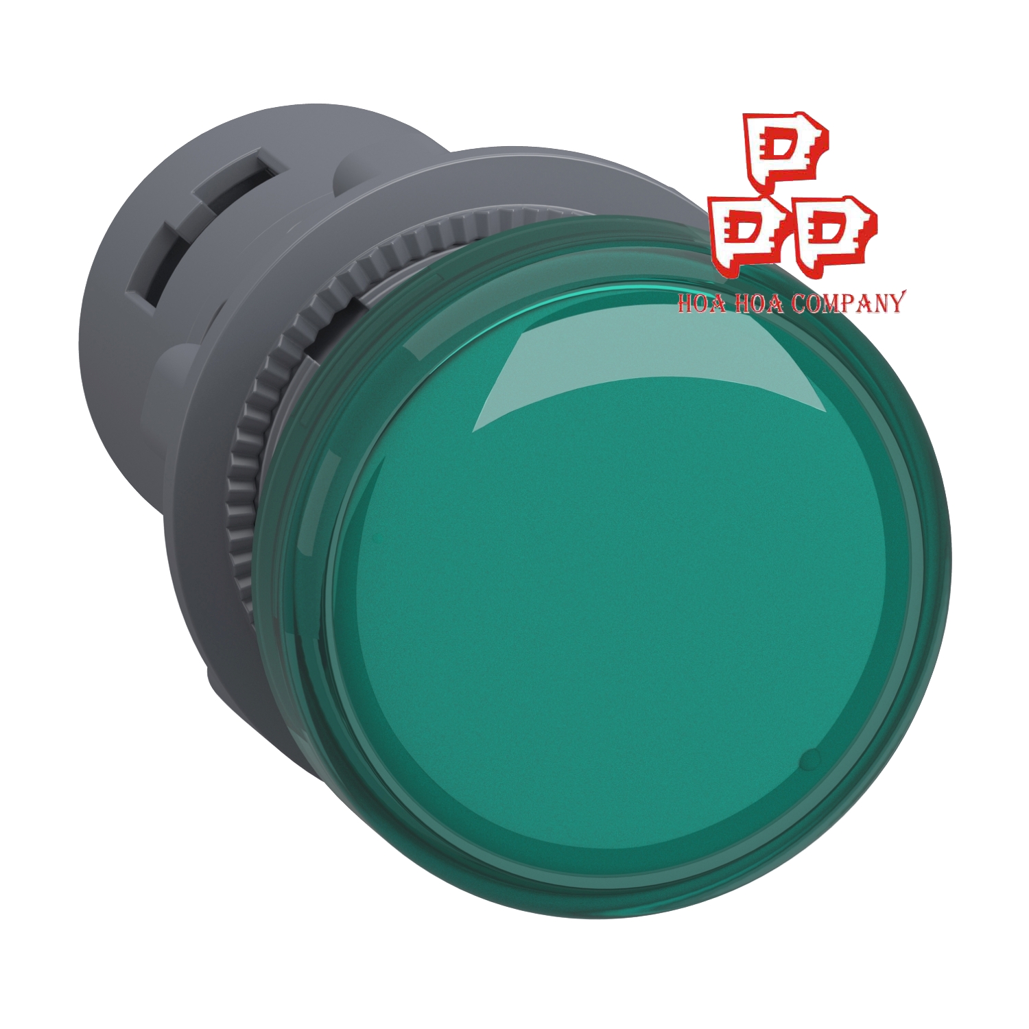 Đèn báo Ø22 điện áp 220V AC màu xanh lá