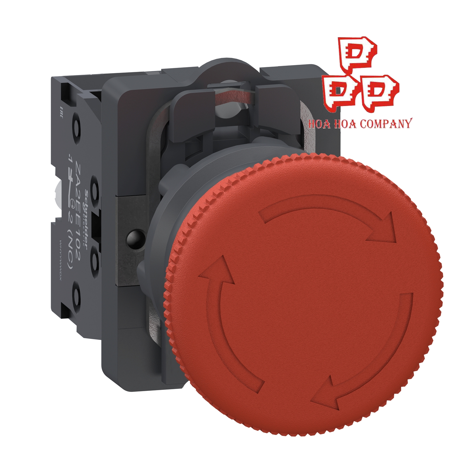 Nút Dừng Khẩn Cấp (NC), (Xoay Để Đặt Lại), 40mm, 1 NC