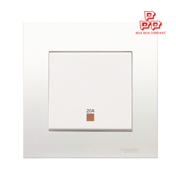Bộ công tắc đơn 2 chiều 2 cực 20A - trắng