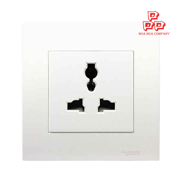Bộ ổ cắm đơn đa năng - trắng
