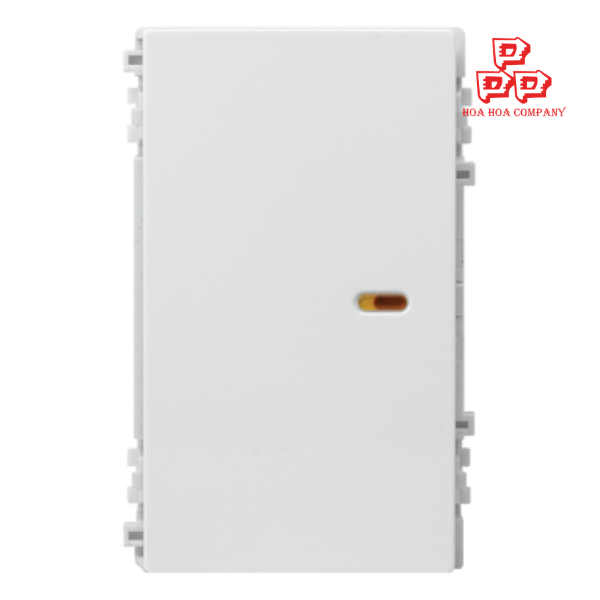 Công tắc 1 chiều size L màu trắng Zencelo A 