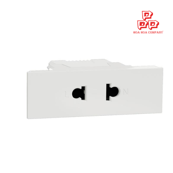 Ổ cắm đơn 2 chấu 16A size S (cắm nhanh)